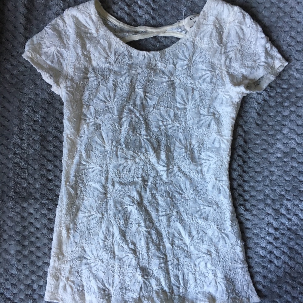 Small Urban Outfitters Backless Beige Top